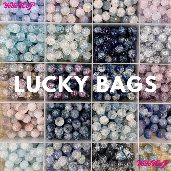 DIY Glass Beads Lucky Bags - Open In Live